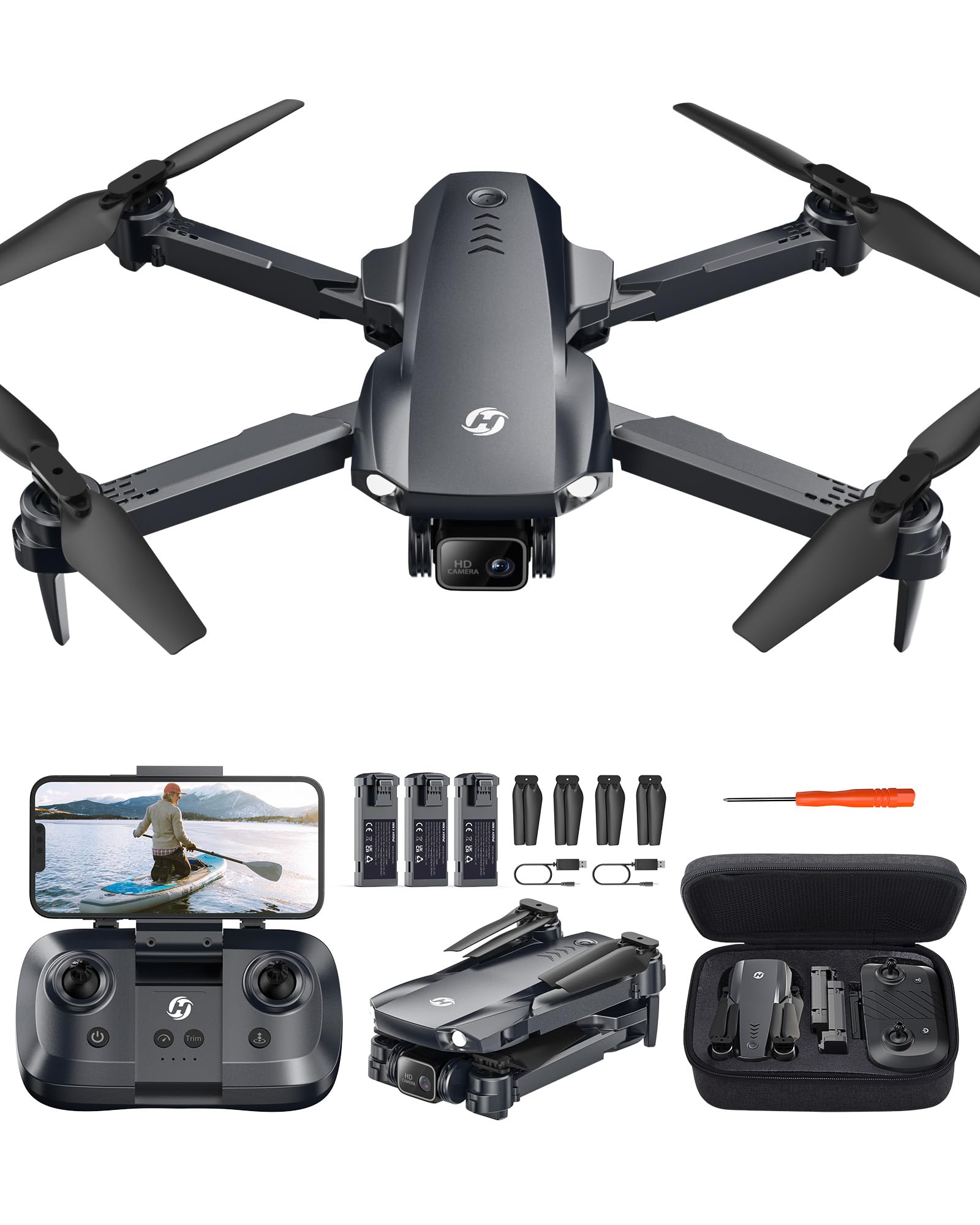 Amazon.co.jp: Holy Stone ドローン カメラ付き 屋外 小型 子供向け